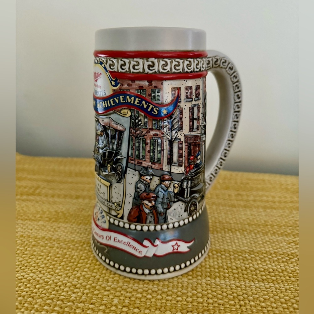 Miller High Life Great American Achievements Stein, 1855 - 1987, Series 2 - Picture 3 of 11